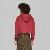 Wild Fable Women's Cropped New York Graphic Hoodie Sweatshirt