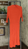 Who What Wear Women's Elbow Sleeve Mock Neck Flat Rib Sweater Dress