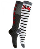 Disney Women's 2-Pk. Minnie Mouse Striped Knee-High Socks. MW249XSBMA