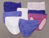 Hanes Women's 8 Pairs Cotton Hi Cuts Panties Underwear