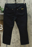 IMAN Women's Petite Global Chic Luxury Resort 360 Slimming Crop Jeans Black 14P
