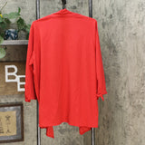 IMAN Women's Plus Size City Chic Tie Sleeve Jacket