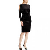 Ralph Lauren Women's Velvet Slit Sleeve Dress