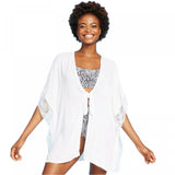 Xhilaration Women's Front Tie Kimono Cover Up