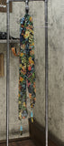 INC International Concepts Women's Rainforest Botanical Crescent Scarf