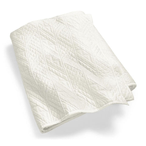 Ralph Lauren HOME Oakfield Full / Queen Quilted Coverlet Parchment (Off-White)