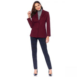 DG2 by Diane Gilman Women's Classic Stretch Ponte Knit Blazer