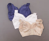 Rhonda Shear 3 Pack Betty Pin Up Bra With Removable Pads and Back Closure