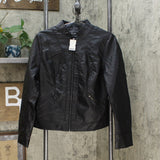 INC International Concepts Faux Leather Moto Jacket