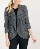 Karen Scott Petite Turbo Cocoon Cardigan Sweater