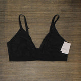 Auden Women's Unlined Triangle Bralette Black L