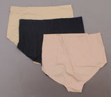 Rhonda Shear Women's Plus Size 3 Pack Mesh Detail Brief Panties