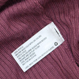 Wild Fable Women's Cropped Button-Front Cardigan Dark Mauve Purple XXL