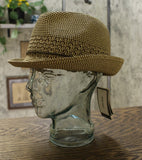 Nine West Women's Adjustable UPF 50+ Packable Fedora Hat
