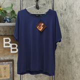 IMAN Women's Plus Size 2 Pack City Chic Short Sleeve T-Shirts With Necklace