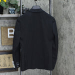 Original Penguin Munsingwear Comfort Stretch Skinny Suit Black Pindot 38R 31W