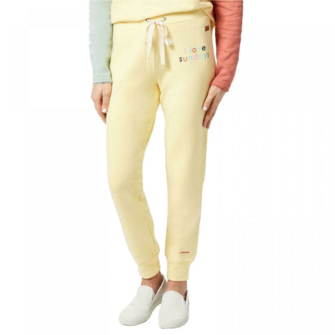 Peace Love World Women's Fleece Knit Pants With Drawstring