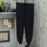 AnyBody Women's Cozy Knit Slub Jogger Pants Jet Black Small