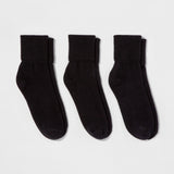 A New Day Womens 3pk Fold Over Cuff Socks 52384164