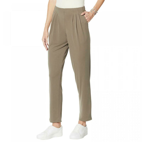 NWT MarlaWynne Plus Size Pull-On Luxe Jersey Easy Pants. 712032 Plus 3X