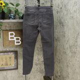 DG2 by Diane Gilman Women's Destructed Multi Stone Skinny Jeans Gray 6