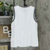 Charter Club Women's Sleeveless Split Neckline Pique Knit Top