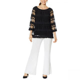Antthony Women's Off the Shoulder Crochet Lace Top