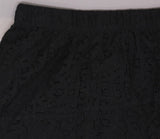 Mossimo Women's Asymmetric Crochet Lace Midi Skirt
