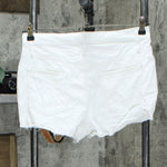 Wild Fable Women's High Rise Cutoff Jean Shorts 8 White