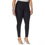 G by Giuliana Women's Plus Size Jet Set Leggings With Side Stripe