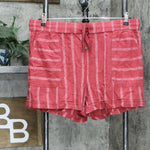 Style & Co. Women's Striped Linen Blend Shorts
