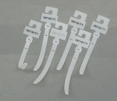 Unbranded LOT OF 6 Plastic "Infinity" Scarf Hanger For Retail Display