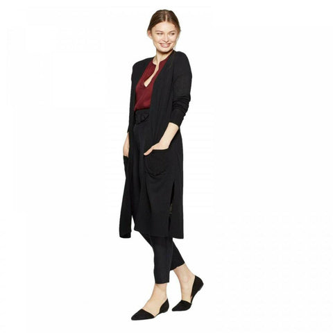 A New Day Women's Ribbed Cuff Long Sleeve Duster Cardigan