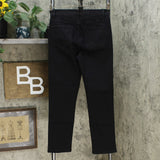 DG2 by Diane Gilman Women's Virtual Stretch Skinny Jeans Black 4