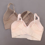 Rhonda Shear 2 Pack Molded Cup Bra With Mesh Back Detail Mocha/ Pink XL