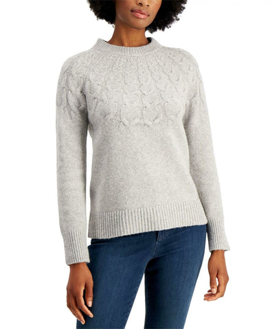 Charter Club Women's Pullover Cable Knit Sweater
