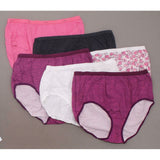 Just My Size by Hanes 6 Pairs Women's Cotton Briefs Panties