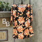 NWT DG2 By Diane Gilman Womens Printed Swing Top. 703308 Small Medium