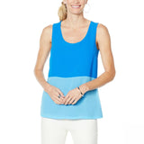 Colleen Lopez Womens Mixed Media Tank Top. 698386