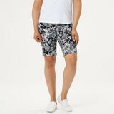 Isaac Mizrahi Live! Women's 24/7 Toile Printed Bermuda Shorts