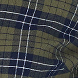Rachel Hollis Women's Button Front Flannel Peplum Top