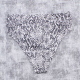 Xhilaration Women's Ribbed Cheeky High Leg Waist Bikini Bottom