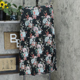 Tolani Collection Petite Floral Pull-On Woven Maxi Skirt