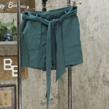 A New Day Women's Elastic Back Tie Waist Dress Shorts