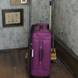 Samantha Brown NWT 26 Inch Lightweight Expandable Spinner Suitcase Purple