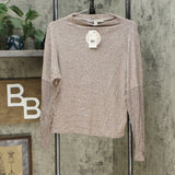 Gypsies And Moondust Women's Junior Fit Cozy Funnel Neck Top