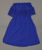 Xhilaration Women's Crochet Trim Flounce Top Sleeveless Sundress