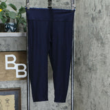 Women with Control Women's Petite Reversible Crop Pants Navy / Leaf PXS