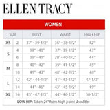 New Ellen Tracy Women's Knit Cotton Mini Dress With Pockets. 1405488-NEW Medium