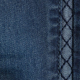 Laurie Felt Silky Denim Tuxedo Stitch Skinny Pull On Jeans Indigo Medium